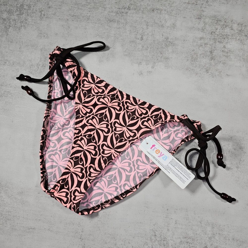 Freya Swim Tigertail Bikini Bottoms with Tie Sides Size S